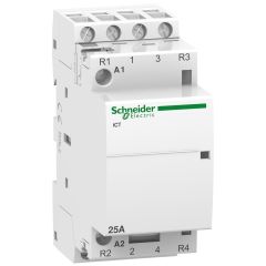 A9C20838 | Schneider Sessiz Kontaktör - 25 Amper, 4 Kutup, 2NA+2NK - 220-240 VAC