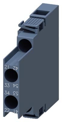 3RH2911-1DA11 | Siemens YARDIMCI KONTAK BLOKLARI; YANDAN TAKILABİLEN TİPLER; BOY:S00 1NO+1NC