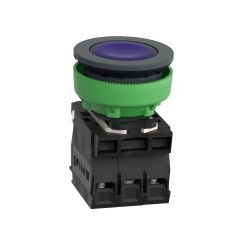 XB5FW36M5 | Schneider Işıklı, yaylı butonlar LED 230 VAC  1 NA+1 NK