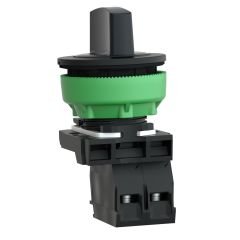 XB5FD33 | Schneider Siyah mandal buton  1 NA+1NA