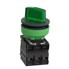 XB5FK123M5 | Schneider Işıklı, mandal buton LED 230 VAC   Kırmızı 1NA+1NK