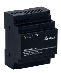 DRC-24V60W1AZ | Delta 24V 60W 2.5A çıkışlı, Plastik Kasa Ray Tipi Güç Kaynağı