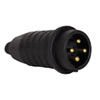 401001 | Mete 3x16A Kauçuk Düz Fiş