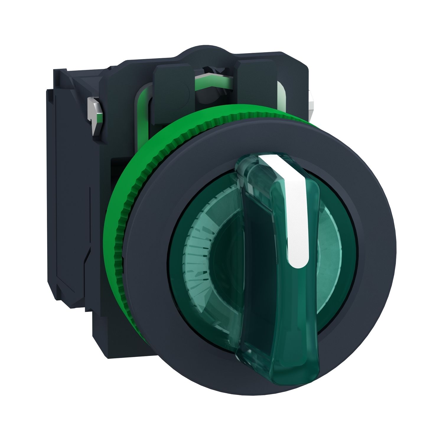 XB5FK133B5 | Schneider Işıklı, mandal buton LED 24 VAC /DC    Kırmızı 1NA+1NK