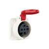 401041 | Mete 3P+E 32A Kauçuk Makine Prizi