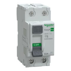 EZ9R39263 | Schneider Kaçak Akım Koruma Rölesi, Easy9 Pro, 2P, 63A, AC Tipi, 30mA