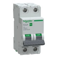 EZ9F59206 | Schneider Otomatik Sigorta, Easy9 Pro, 2P, 6A,C Eğrisi