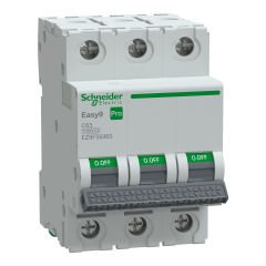 EZ9F59363 | Schneider Otomatik Sigorta, Easy9 Pro, 3P, 63A,C Eğrisi