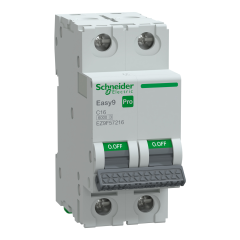 EZ9F57216 | Schneider Otomatik Sigorta, Easy9 Pro, 2P, 16A,C Eğrisi