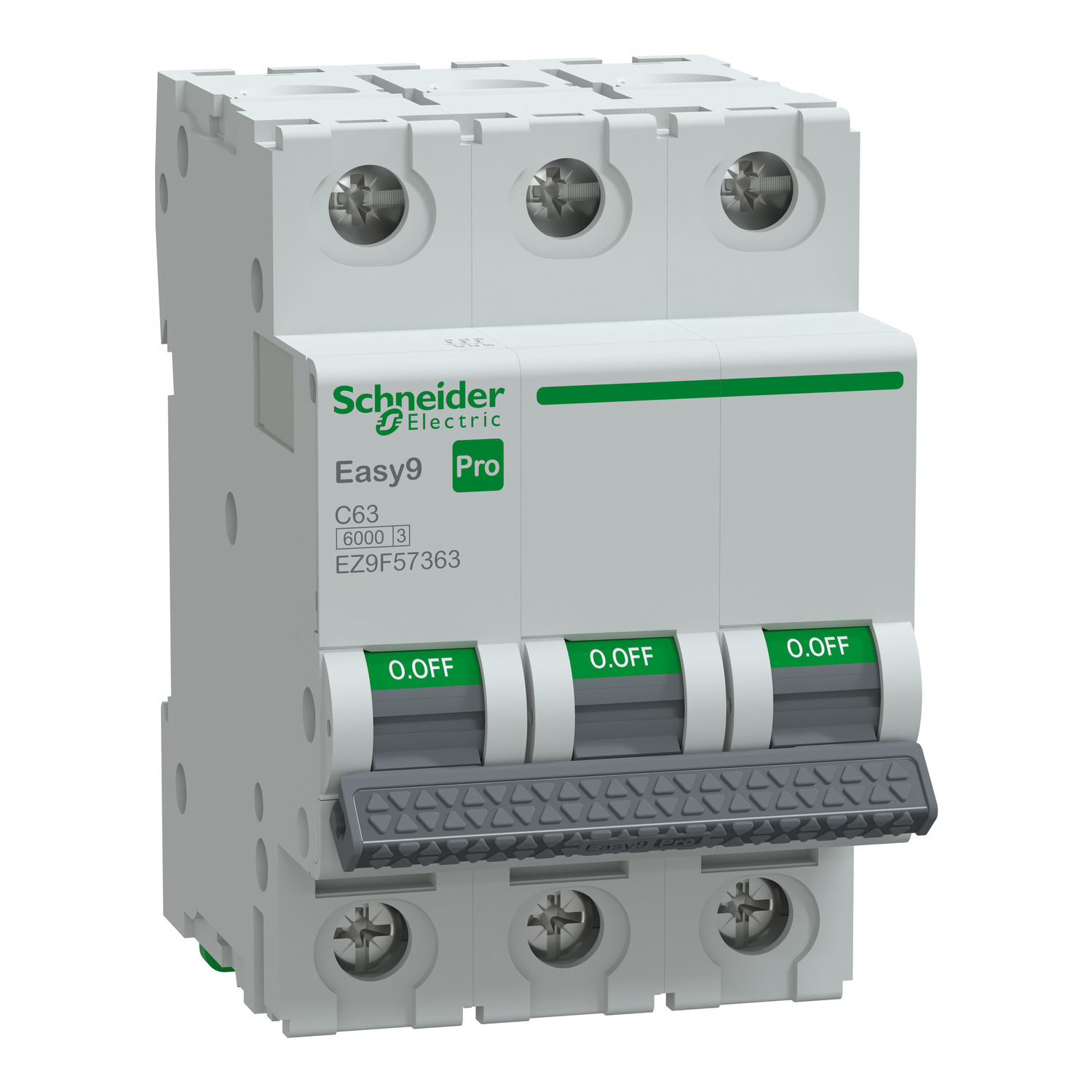 EZ9F57363 | Schneider Otomatik Sigorta, Easy9 Pro, 3P, 63A,C Eğrisi