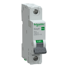 EZ9F27110 | Schneider Otomatik Sigorta, Easy9 Pro, 1P, 10A, B Eğrisi