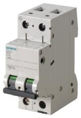 5SL4206-7 | Siemens Otomatik Sigorta - 6 Amper, 2 Kutup, 6kA, C Eğrisi