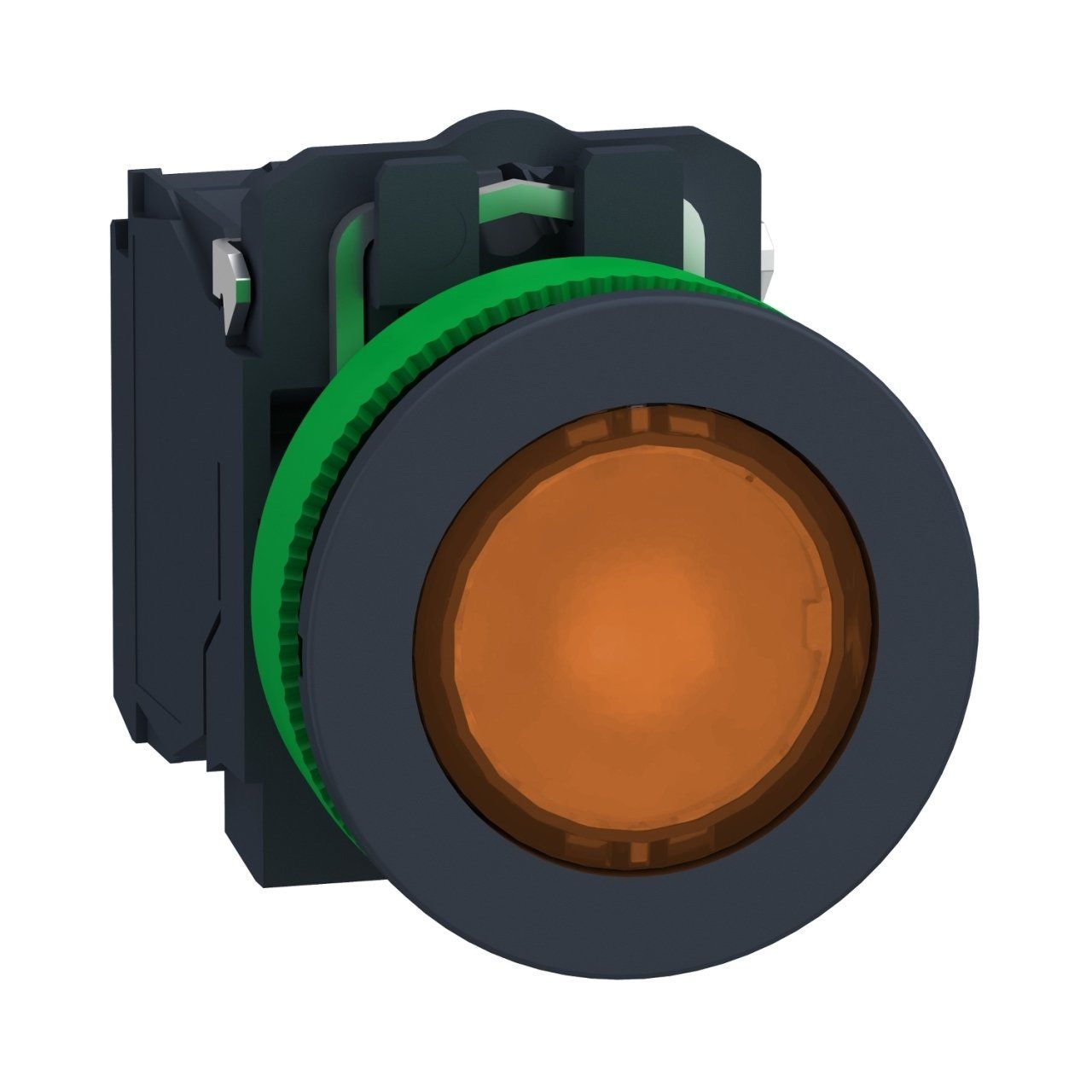 XB5FW35B5 | Schneider Işıklı, yaylı butonlar LED 24 VAC /DC Mavi 1 NA+1 NK