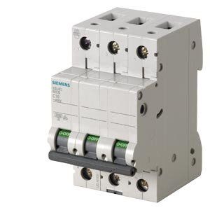 5SL6350-7 | Siemens 50A; 3 FAZLI; 70 mm; ANAHTARLI OTOMATİK SİGORTA; 6kA; C TİPİ; YAVAŞ KARAKTERLİ