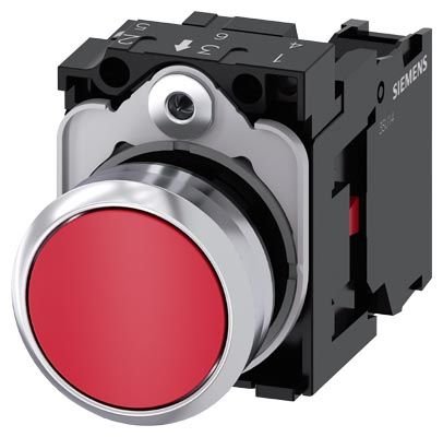 3SU1150-0AB20-1CA0 | Siemens Sirius ACT Metal Komple Yay Dönüşlü Butonlar Kırmızı