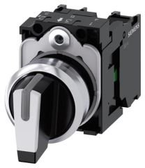 3SU1150-2BM60-1NA0 | Siemens Sirius ACT Metal 1-0-2 pozisyonlu ışıklandırılabilir yay dönüşlü mandal buton 1NO, 1NO