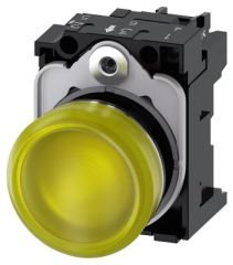 3SU1152-6AA30-1AA0 | Siemens Sirius ACT Metal Komple Sinyal Lambalar Sarı 24 AC/DC