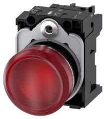3SU1156-6AA20-1AA0 | Siemens Sirius ACT Metal Komple Sinyal Lambalar Kırmızı 230 AC