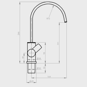 Reich Contur S90 Ceramik Sıcak/Soğuk 360° Dönen Musluk Micro Switch
