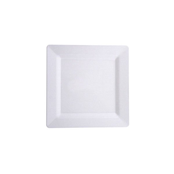 PLASTİK KARE TABAK 22 CM (10'LU)