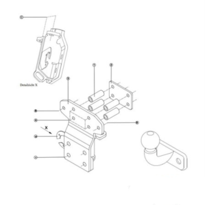 TOYOTA Landcruiser Çeki Demiri 1998-2008 J100