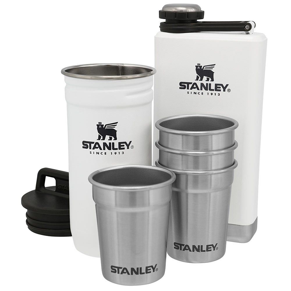 Stanley Adventure Çelik Shot Bardak ve Matara Seti Beyaz