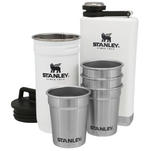 Stanley Adventure Çelik Shot Bardak ve Matara Seti Beyaz