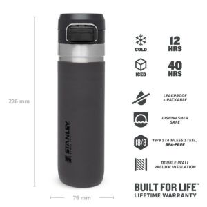 STANLEY GO QUICK FLIP SOĞUK SU TERMOSU 0.70 LT FÜME