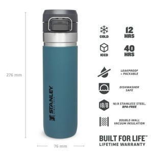 STANLEY GO QUICK FLIP SOĞUK SU TERMOSU 0.70 LT PETROL