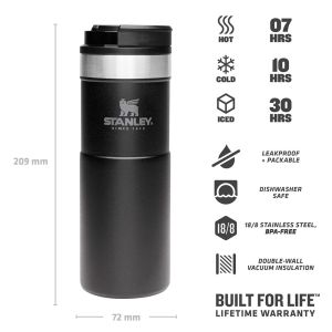 Stanley Klasik Neverleak Termos Bardak 0.47 LT Siyah