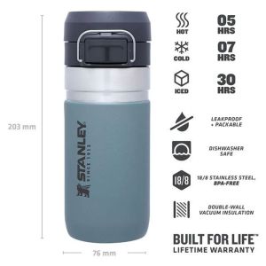 Stanley The Quick Flip Paslanmaz Çelik Termos Bardak 0.47 LT Açık Mavi