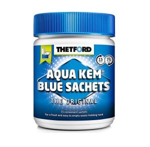 THETFORD AQUA KEM BLUE SACHETS KONSANTRE MAVİ TOZ (15 POŞET)