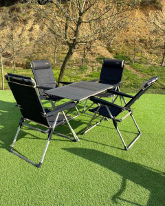 CAMPOUT XXL MASA + 4 LÜX SANDALYE SET