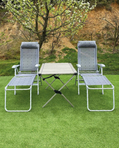 CAMPOUT XXL MASA +2 ŞEZLONG KOLTUK SET