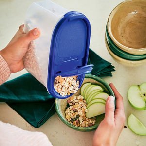 Tupperware Oval 2 Kuru Gıda Saklama Kabı