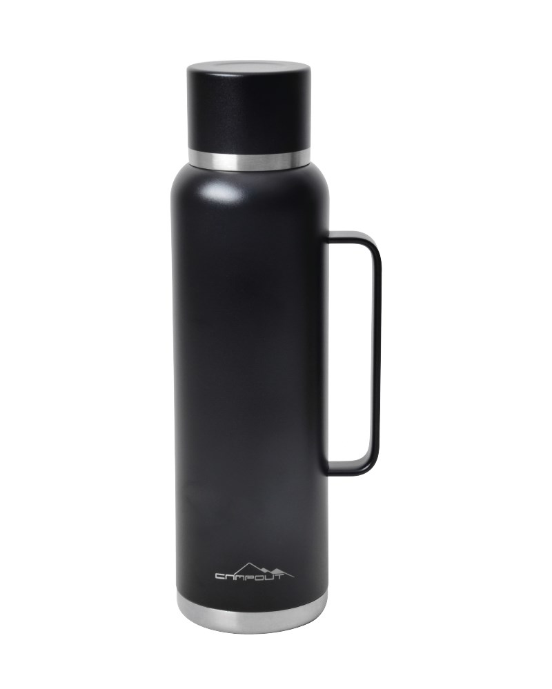CAMPOUT ÇİFT KATMANLI TERMOS 1500 ML SİYAH