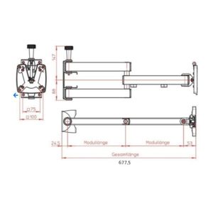 Hobby Caravan TV Holder