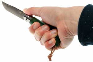 Opinel Inox No 8  Trekking Gürgen Saplı Paslanmaz Çelik Çakı (Haki)