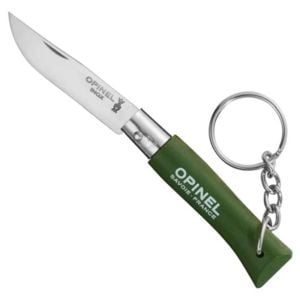 Opinel No 4 Anahtarlıklı Paslanmaz Çelik Çakı Haki
