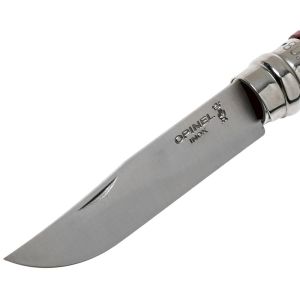 Opinel Inox Trekking 8 No Paslanmaz  Çelik Çakı (Bordo)