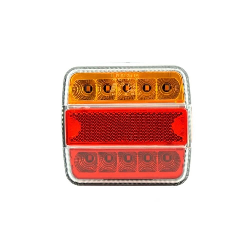 Römork ve Karavan Led Stop Lambası 12 Volt Kare Tip