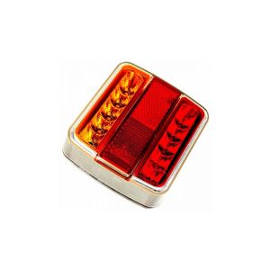 Römork ve Karavan Led Stop Lambası 12 Volt Kare Tip