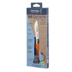 Opinel Inox 8 No Outdoor Paslanmaz Çelik Çakı (Turuncu)