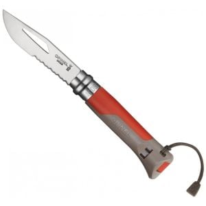 Opinel Inox No 08 Outdoor Paslanmaz Çelik Çakı (Kırmızı)