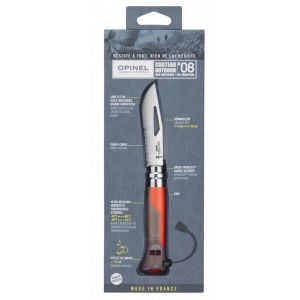 Opinel Inox No 08 Outdoor Paslanmaz Çelik Çakı (Kırmızı)