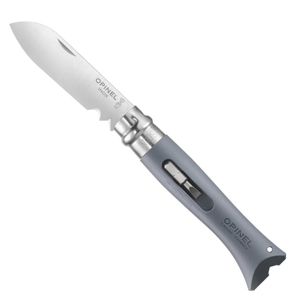 Opinel No 09 DIY Çok Amaçlı Paslanmaz Çelik Çakı (Gri)