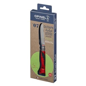 Opinel Inox No 7 Outdoor Junior Paslanmaz Çelik Çakı (Kırmızı)