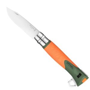Opinel Inox Explore Terre No 12 Paslanmaz Çelik Çakı (Turuncu)