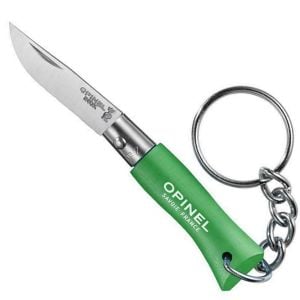 Opinel No 02 Anahtarlıklı Paslanmaz Çelik Çakı (Yeşil)
