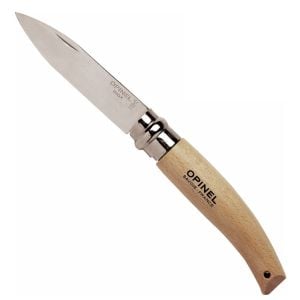 Opinel Inox 8 No Kayın Saplı Paslanmaz Bahçe Çakısı